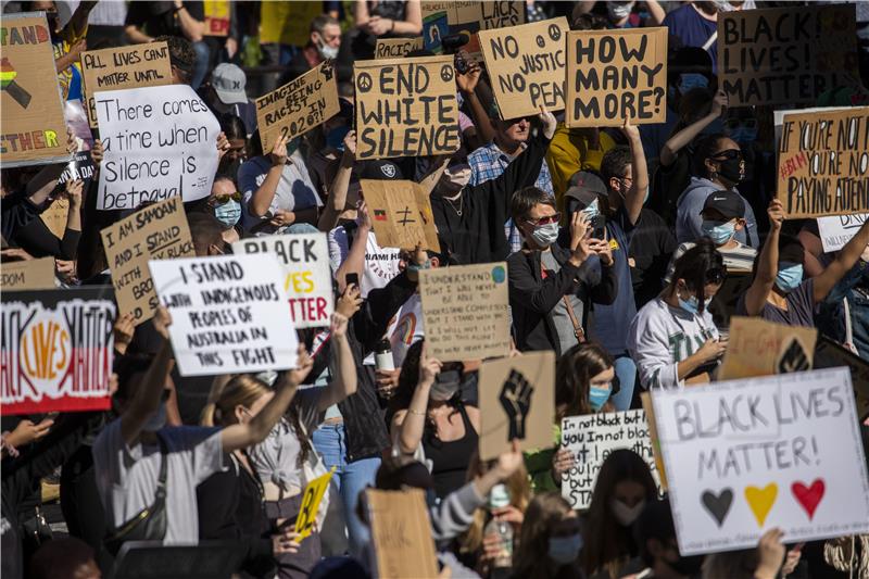 AUSTRALIA BLM PROTEST BRISBANE