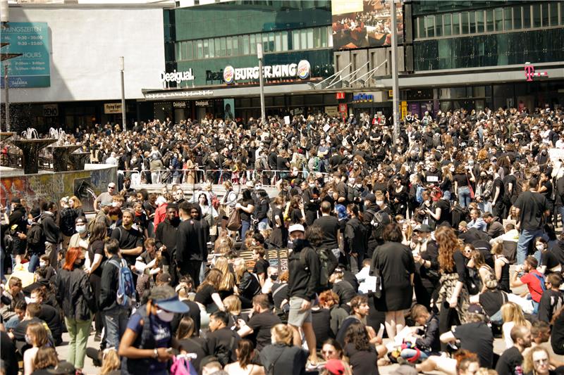 Protests against racism in Berlin