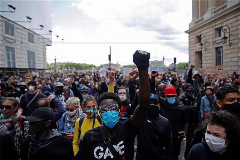 FRANCE USA FLOYD PROTEST