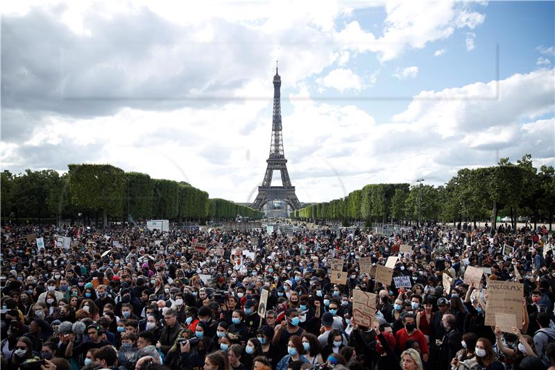 FRANCE USA FLOYD PROTEST