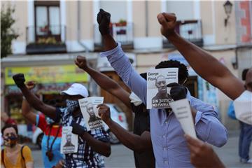 SPAIN PROTEST RACISM GEORGE FLOYD DEATH BLACK LIVES MATTER