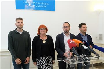 Konferencija za medije Gradskih zastupnika Kluba zastupnika lijevog bloka