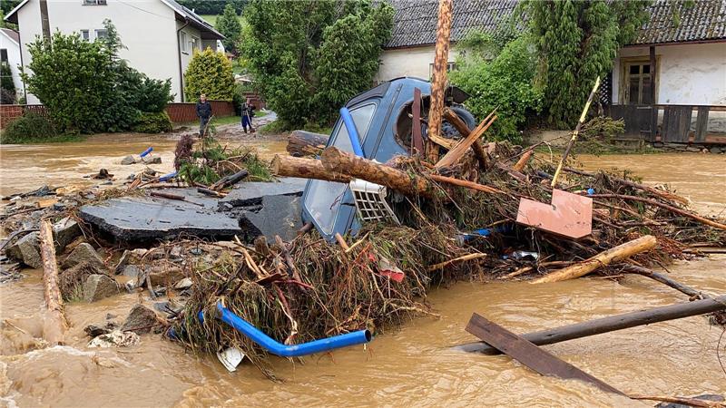 Poplave na istoku Češke, jedan muškarac poginuo 