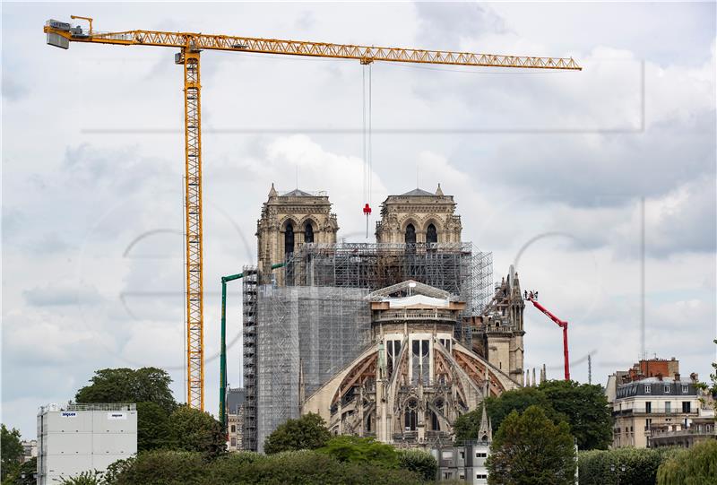 FRANCE PARIS NOTRE DAME CONSTRUCTION