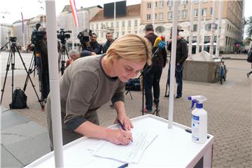 Konferencija za medije Zeleno lijeve koalicije