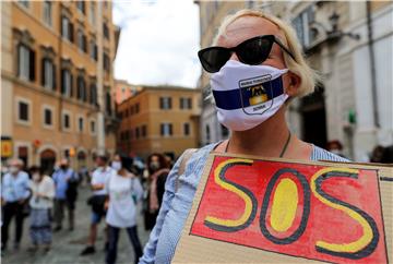 ITALY PANDEMIC CORONAVIRUS COVID19 TOURISM STRIKE