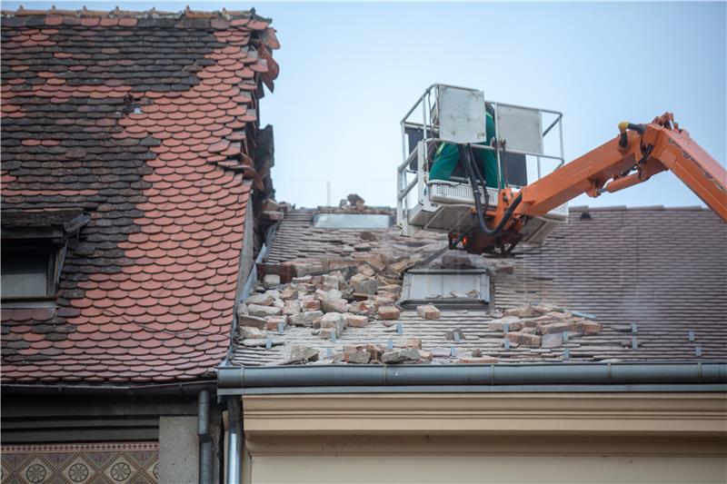 Chimneys of nearly 5,000 buildings in Zagreb damaged in 22 March quake