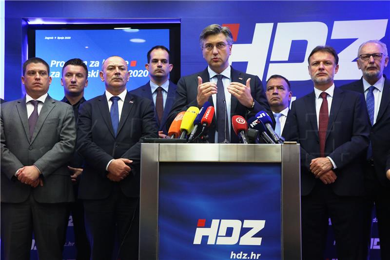 HDZ unveils its election platform "Safe Croatia"