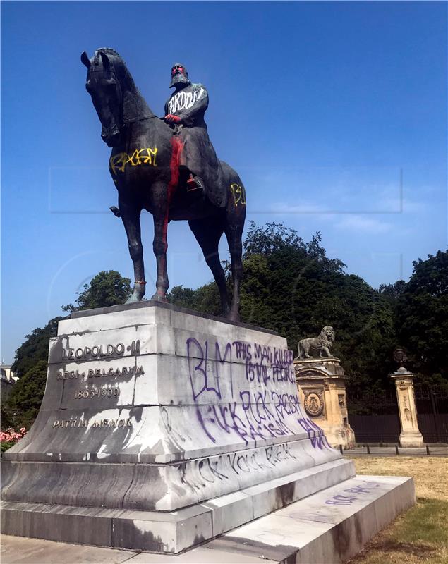 BELGIUM STATUE OF LEOPOLD II