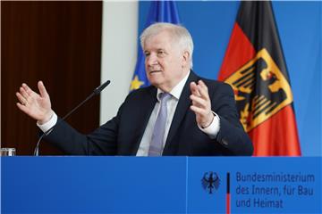 Germany's Interior Minister Seehofer press conference in Berlin