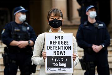 AUSTRALIA REFUGEE PROTEST SYDNEY