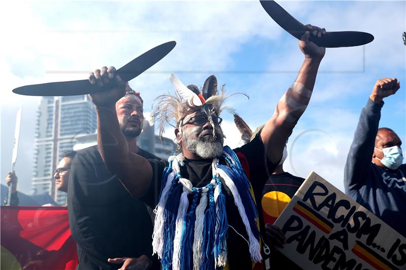 AUSTRALIA PROTEST BLACK LIVES MATTER