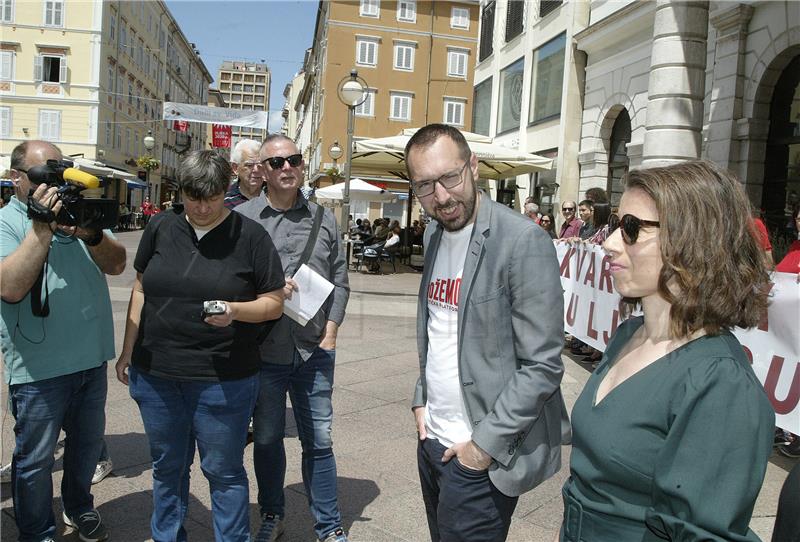 Rijeka: Predstavljeni kandidatkinje i kandidati lijevo-zelene koalicije