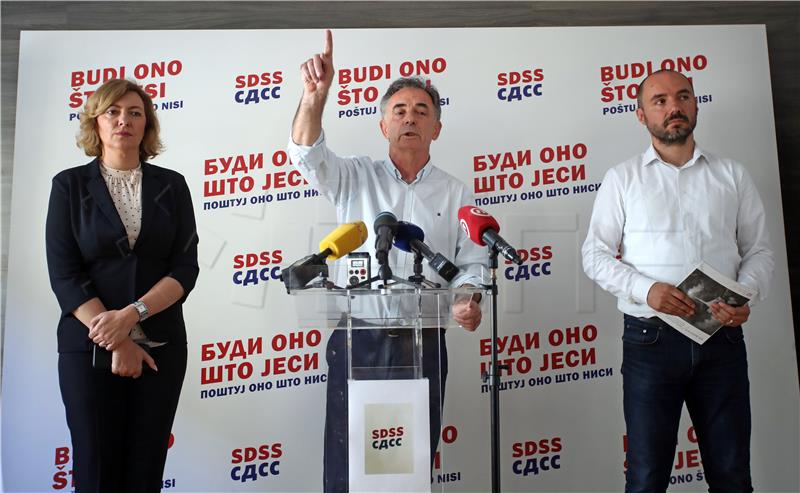 Pupovac, Jeckov, Milosevic SDSS candidates in parliamentary election