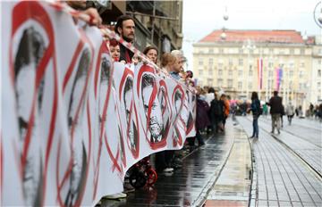 Prosvjedna akcija "Zagreb u epicentru"