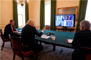 BRITAIN EU BREXIT VIDEOCONFERENCE