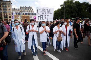 FRANCE PROTEST HEALTH HOSPITALS