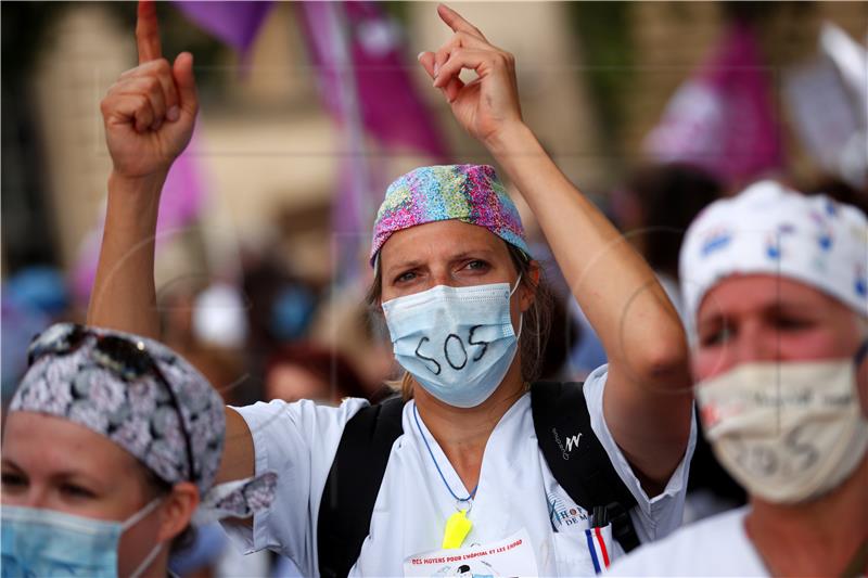 FRANCE PROTEST HEALTH HOSPITALS