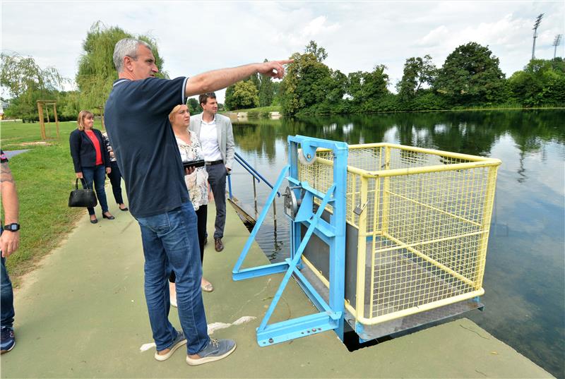 Karlovac: Otvorena sezona kupanja na gradskom kupalištu "Foginovo" na Korani