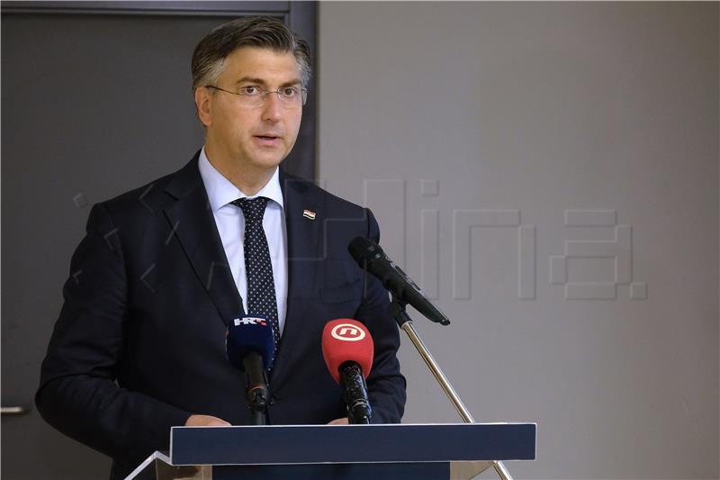 Plenkovic: HDZ is going after election victory with Safe Croatia platform