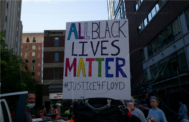 USA BOSTON BLACK LIVES MATTER PROTEST