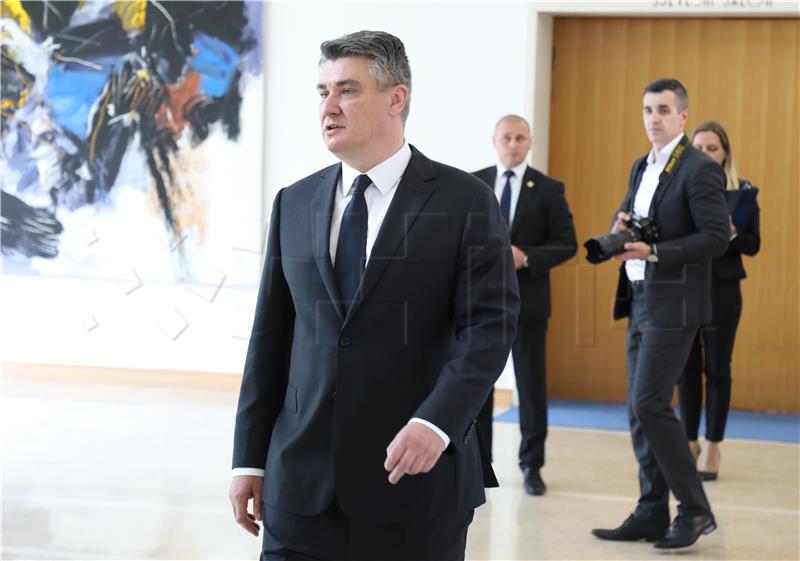 Predsjednik Milanović organizirao prijem za šefove diplomatskih misija