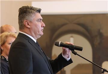 Predsjednik Milanović organizirao prijem za šefove diplomatskih misija