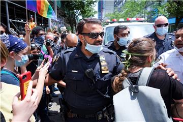 USA NEW YORK GEORGE FLOYD BLM PROTEST