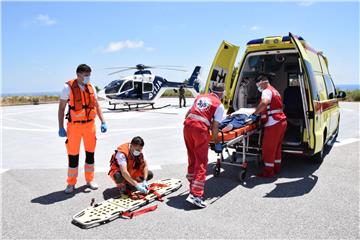 Dubrovnik: Ministar Beroš na vježbi Hitne helikopterske službe