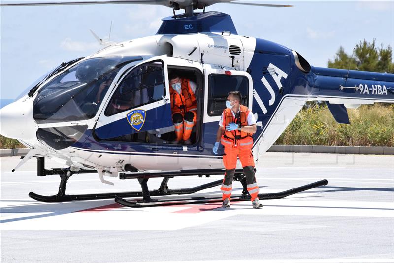 Dubrovnik: Ministar Beroš na vježbi Hitne helikopterske službe