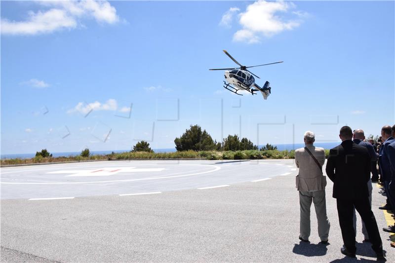 Dubrovnik: Ministar Beroš na vježbi Hitne helikopterske službe