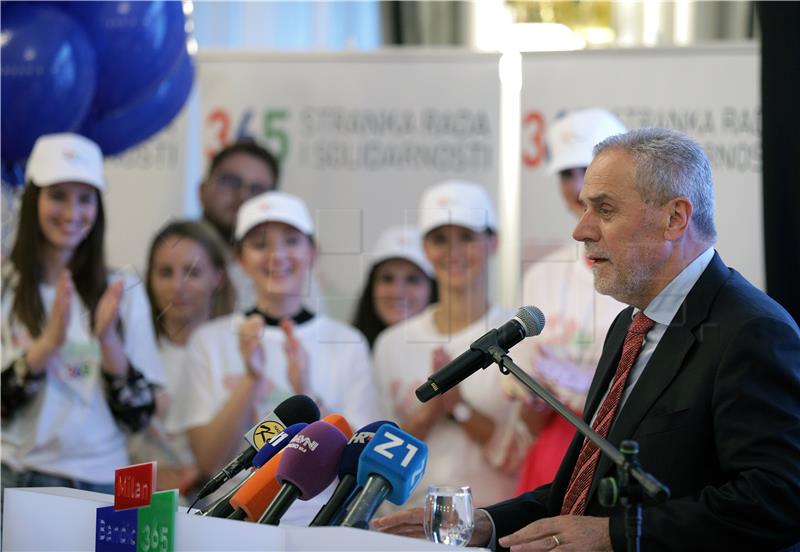 Stranka rada i solidarnosti predstavila je izborni program