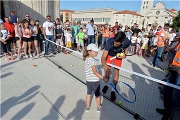 Adria Tour Zadar: Košarka s teniskim zvijezdama i "Kid's day"