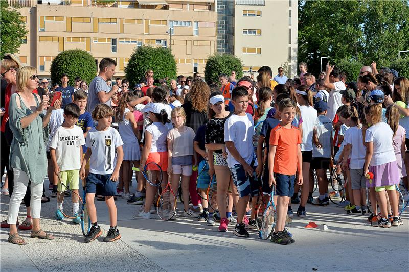 Adria Tour Zadar: Košarka s teniskim zvijezdama i "Kid's day"