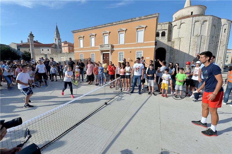 Adria Tour Zadar: Košarka s teniskim zvijezdama i "Kid's day"