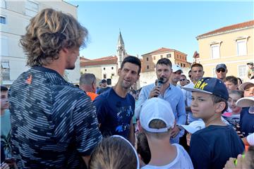 Adria Tour Zadar: Košarka s teniskim zvijezdama i "Kid's day"