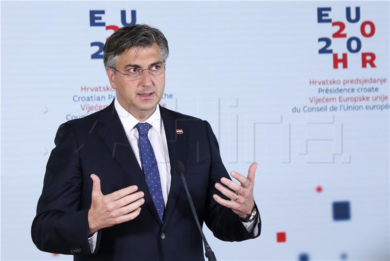 Premijer Plenković sudjelovao na videokonferencijskom sastanku na vrhu EU-a