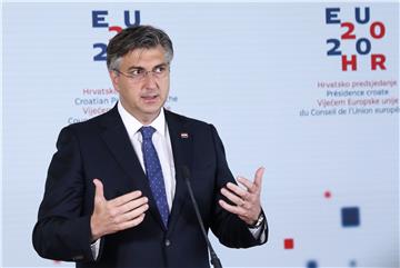 Premijer Plenković sudjelovao na videokonferencijskom sastanku na vrhu EU-a