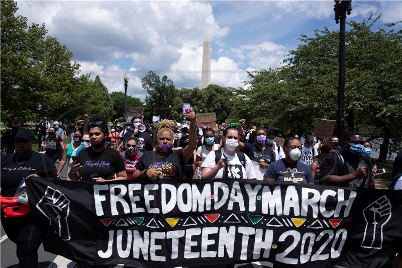 USA JUNETEENTH WASHINGTON BLM