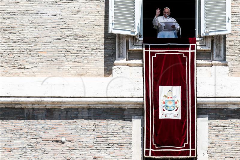 VATICAN POPE ANGELUS