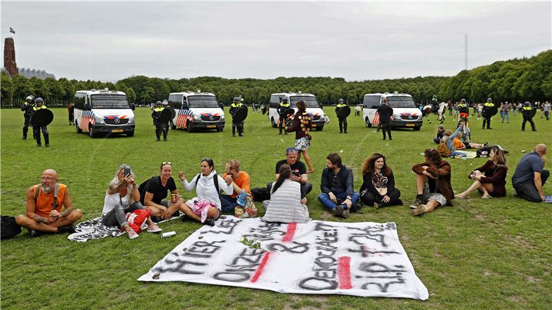 NETHERLANDS PROTEST CORONAVIRUS