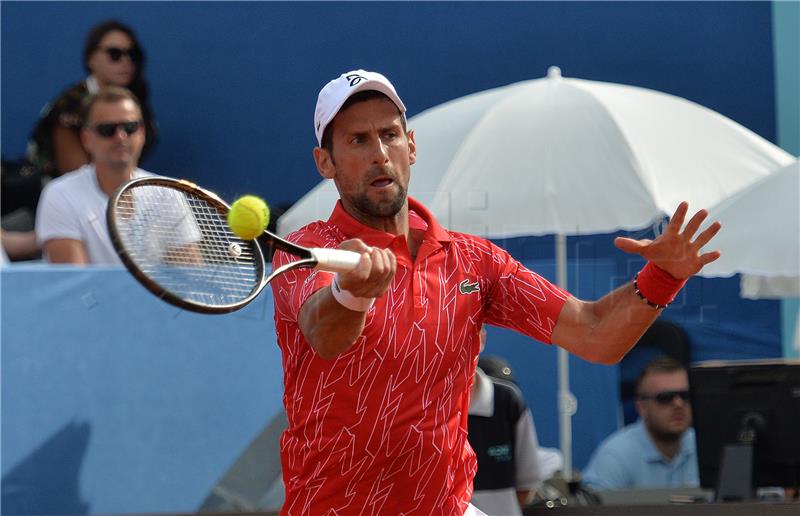 Adria tour tenis: Novak Đoković - Nino Serdarusić