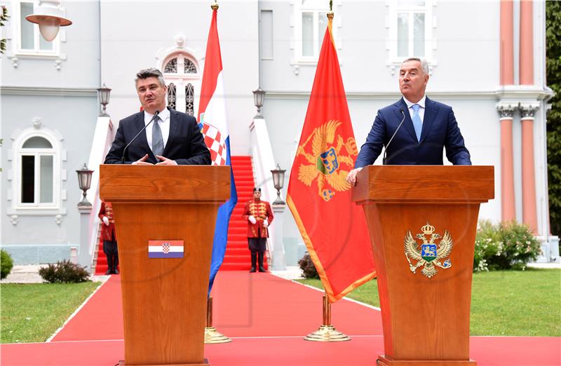 MONTENEGRO CROATIA DIPLOMACY