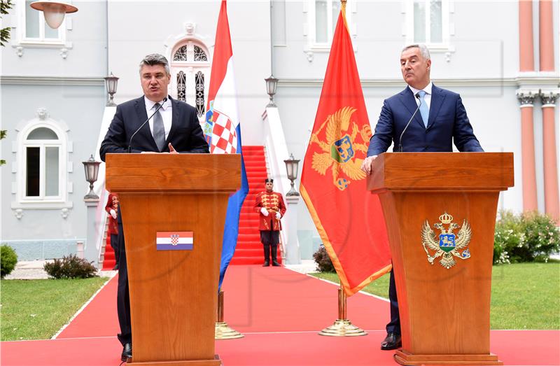 MONTENEGRO CROATIA DIPLOMACY