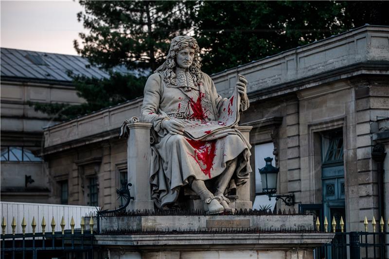 FRANCE PROTESTS COLBERT MONUMENT