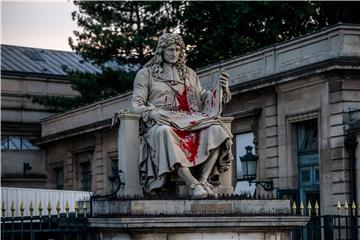 FRANCE PROTESTS COLBERT MONUMENT