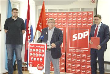 Rijeka: Tiskovna konferencija kandidata SDP-a za VIII izbornu jedinicu