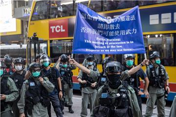 CHINA HONG KONG SILENT MARCH