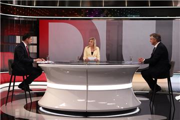 Plenkovic, Bernardic begin first TV debate by discussing coronavirus