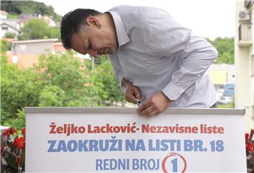 Željko Lacković predstavio listu za parlamentarne izbore